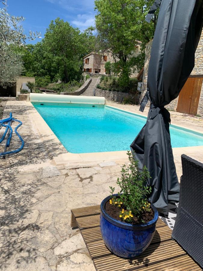 Font Nouvelle Maison De Charme Drome Provencale, 6 Ou 10 Personnes Avec Piscine Plaisians Zewnętrze zdjęcie